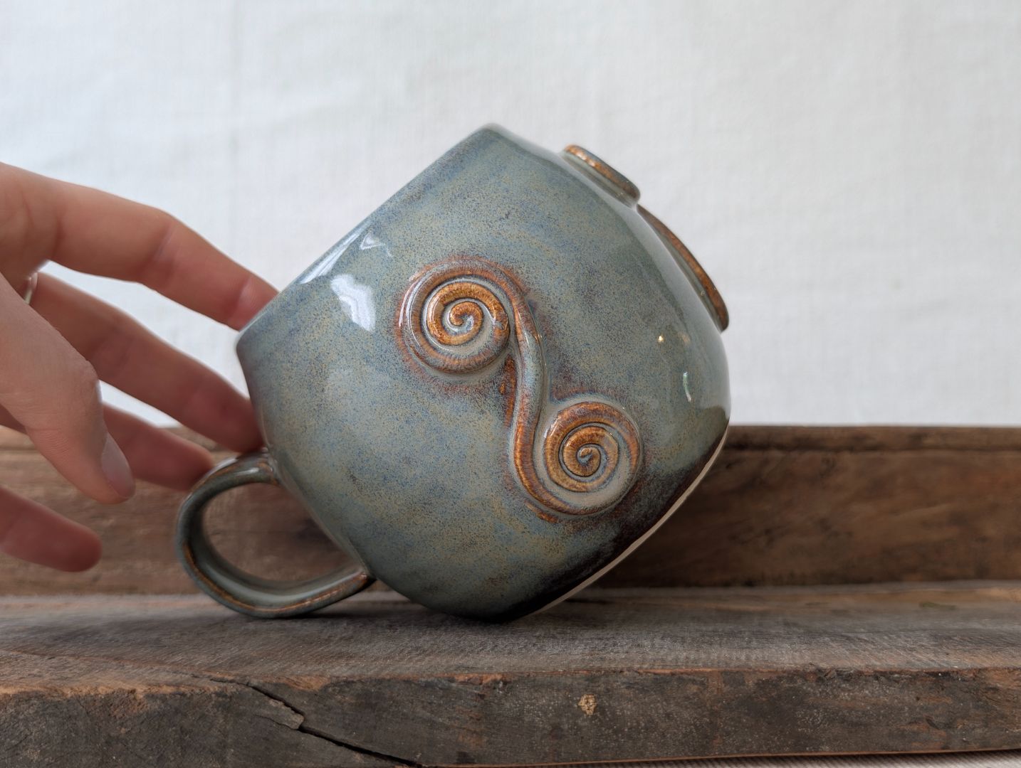 Large Swirly Mugs - Dawn
