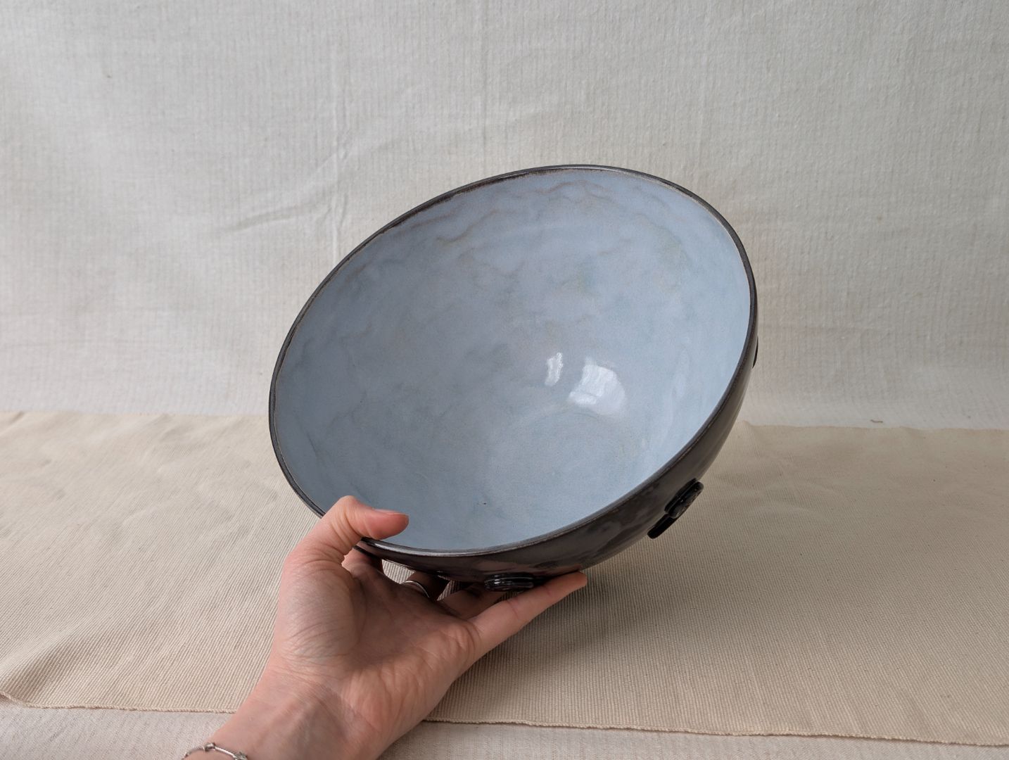 Large Swirly Salad Bowl