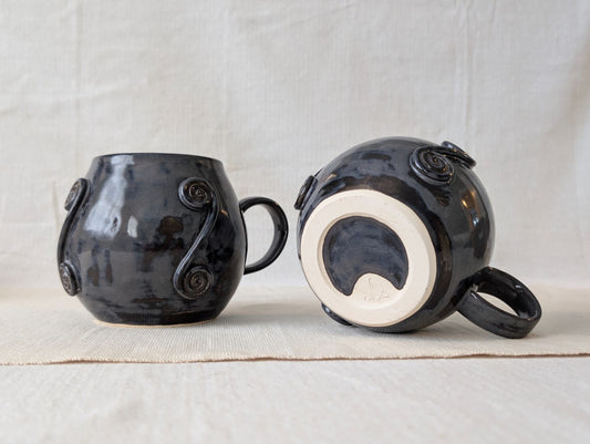 Large Swirly Mugs - Nightfall