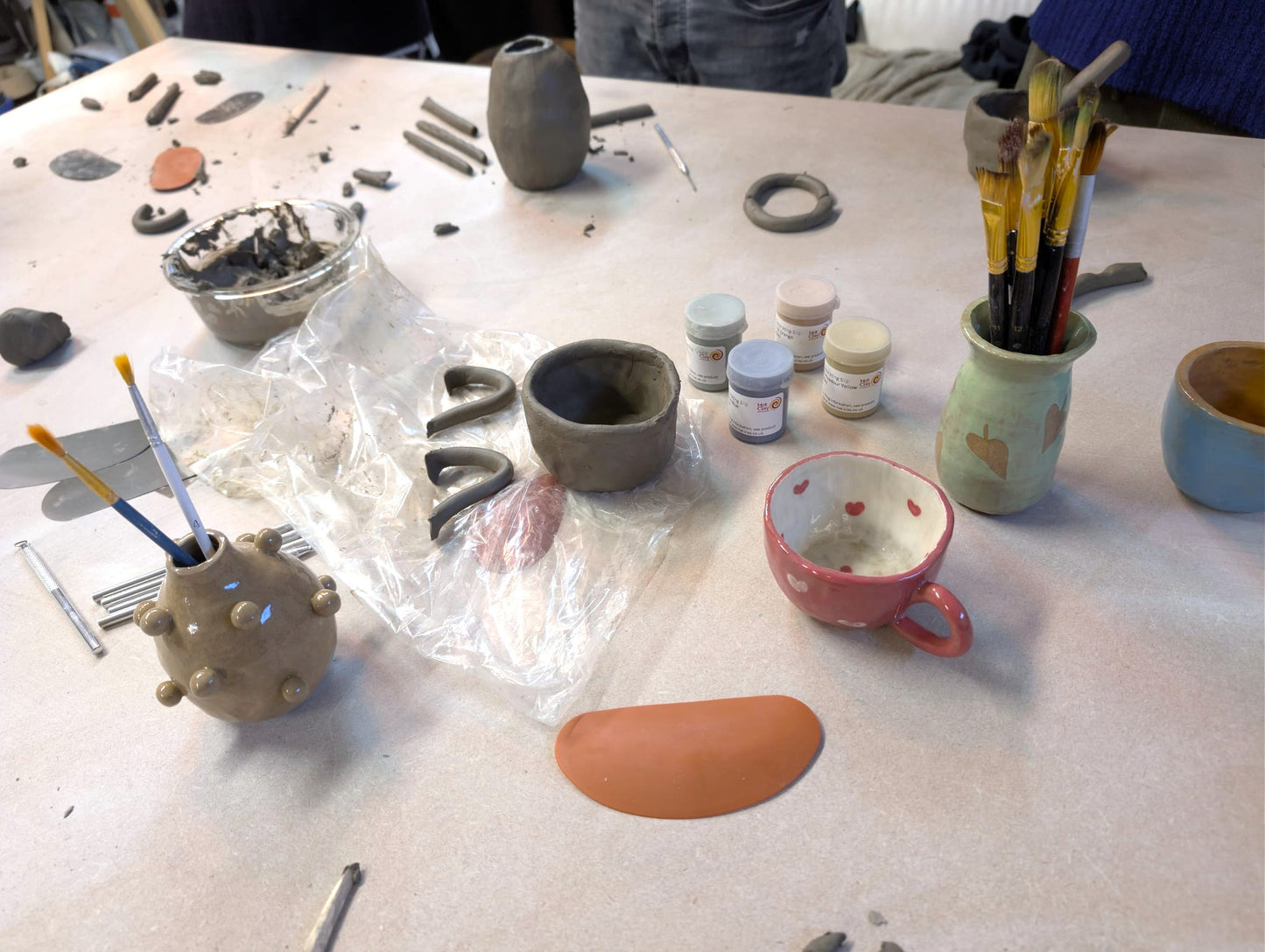 Hand Building Pottery Workshop